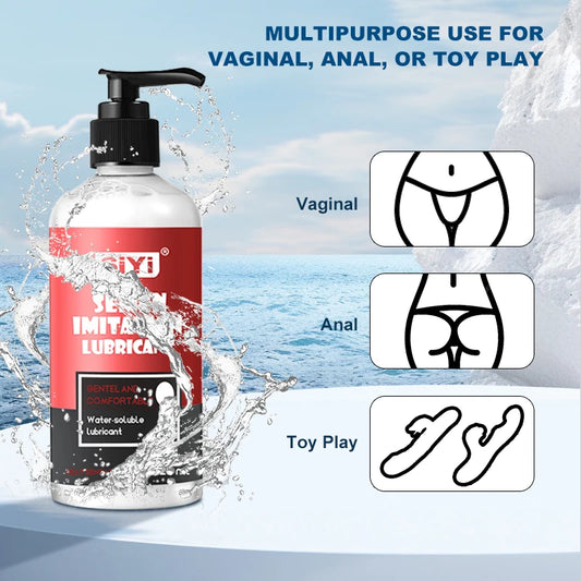 Lubrifiant Intime Chauffant à Base d’Eau – 120ml/300ml | Compatible Jeux Anaux & Vaginal, Idéal Couples et Sextoys