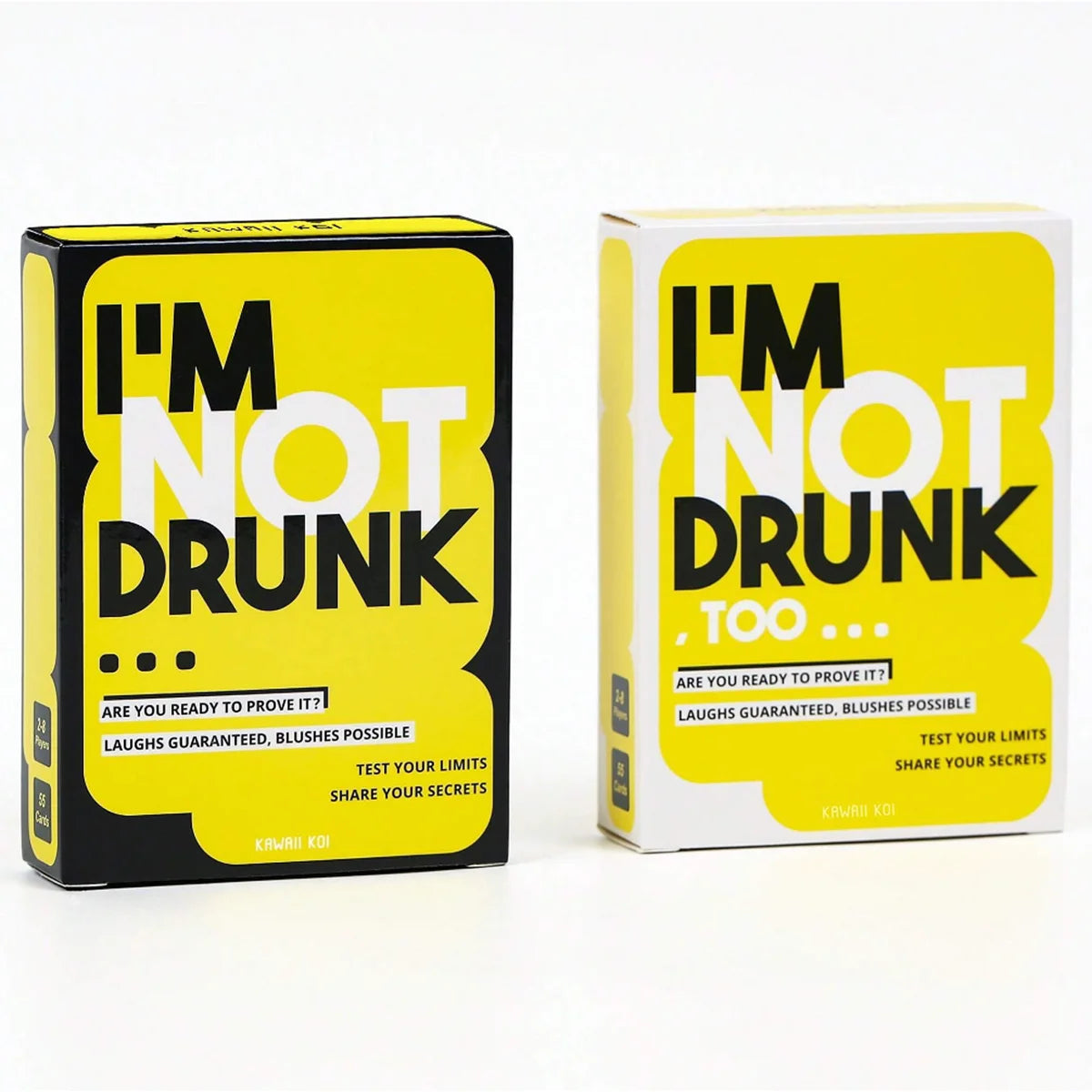 Jeu de Cartes « I’m Not Drunk » – 55 défis hilarants pour soirées arrosées & enterrements de vie de célibataire