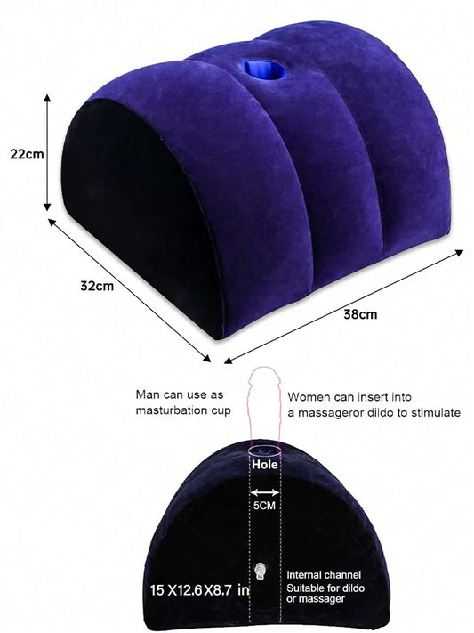 Coussin Sexuel Gonflable ZSYEARTH – Support Wedge pour Positions Érotiques | Mobilier Intime Discret pour Jeux de Couple
