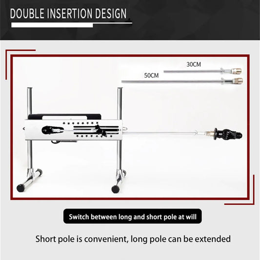 Sex Machine Automatique – Poussée Réglable de 3 à 15 cm! Puissance. Précision. Plaisir sur mesure.