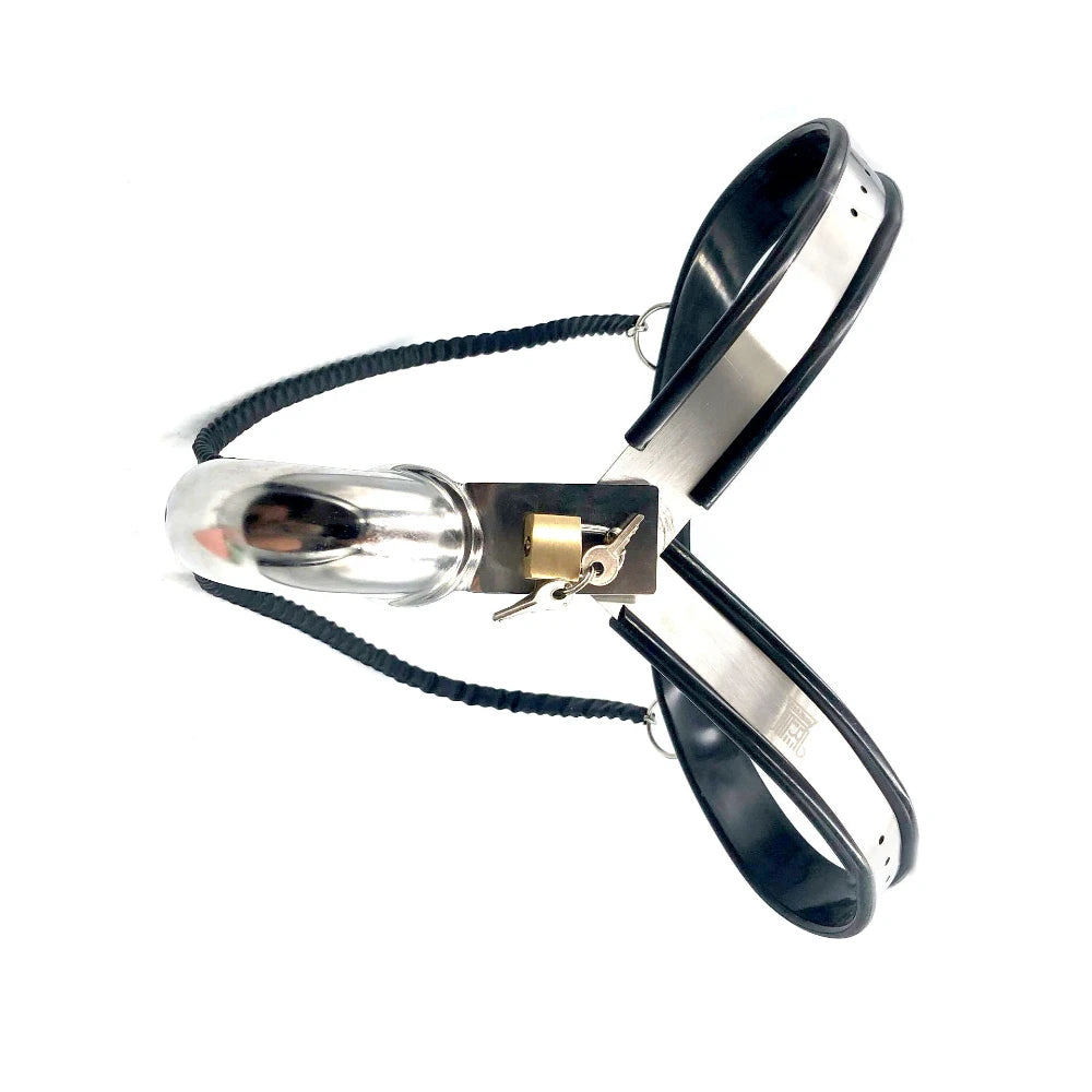 Ceinture de Chasteté Masculine Acier Inoxydable avec Cage et Chaînes Doubles Y
Dominez le désir. Gardez le contrôle.