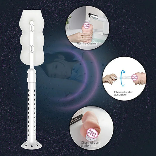 Bâton Nettoyant Profond - Accessoire Hygiénique pour Masturbateurs et Sextoys