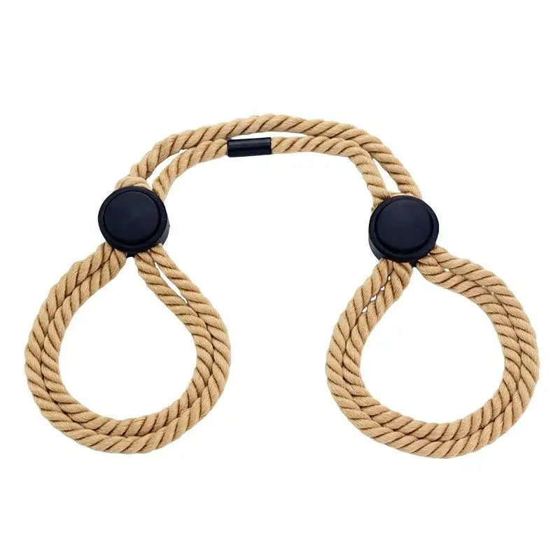 Menottes Douces & Sensuelles – Corde Coton Ajustable Pour attiser la flamme en douceur...