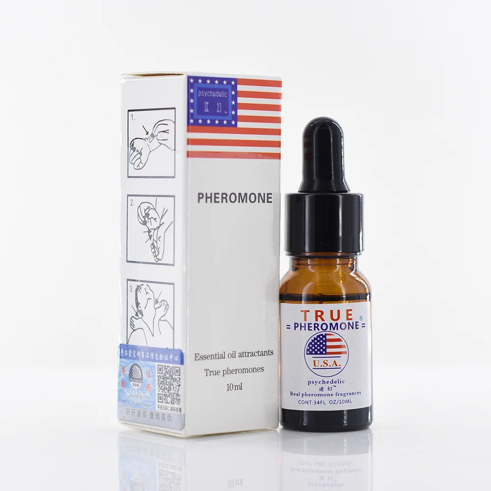 Pheromone Perfume Oil Homme – Élixir d’Attirance à l’Androsténone – 10ml