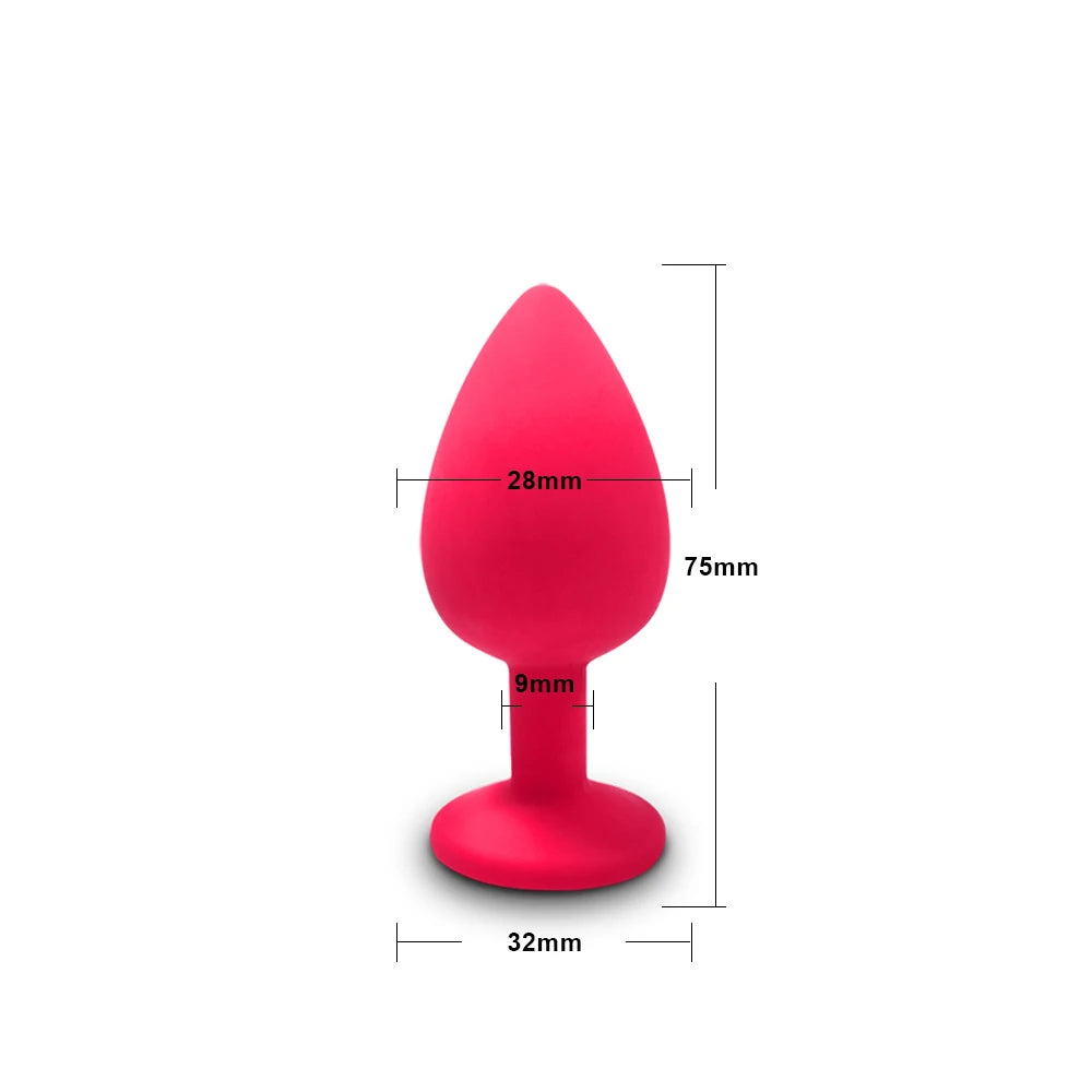 Kit Anal & Vibro 2 en 1 – Plugs anaux en silicone + mini bullet vibrant 10 vitesses