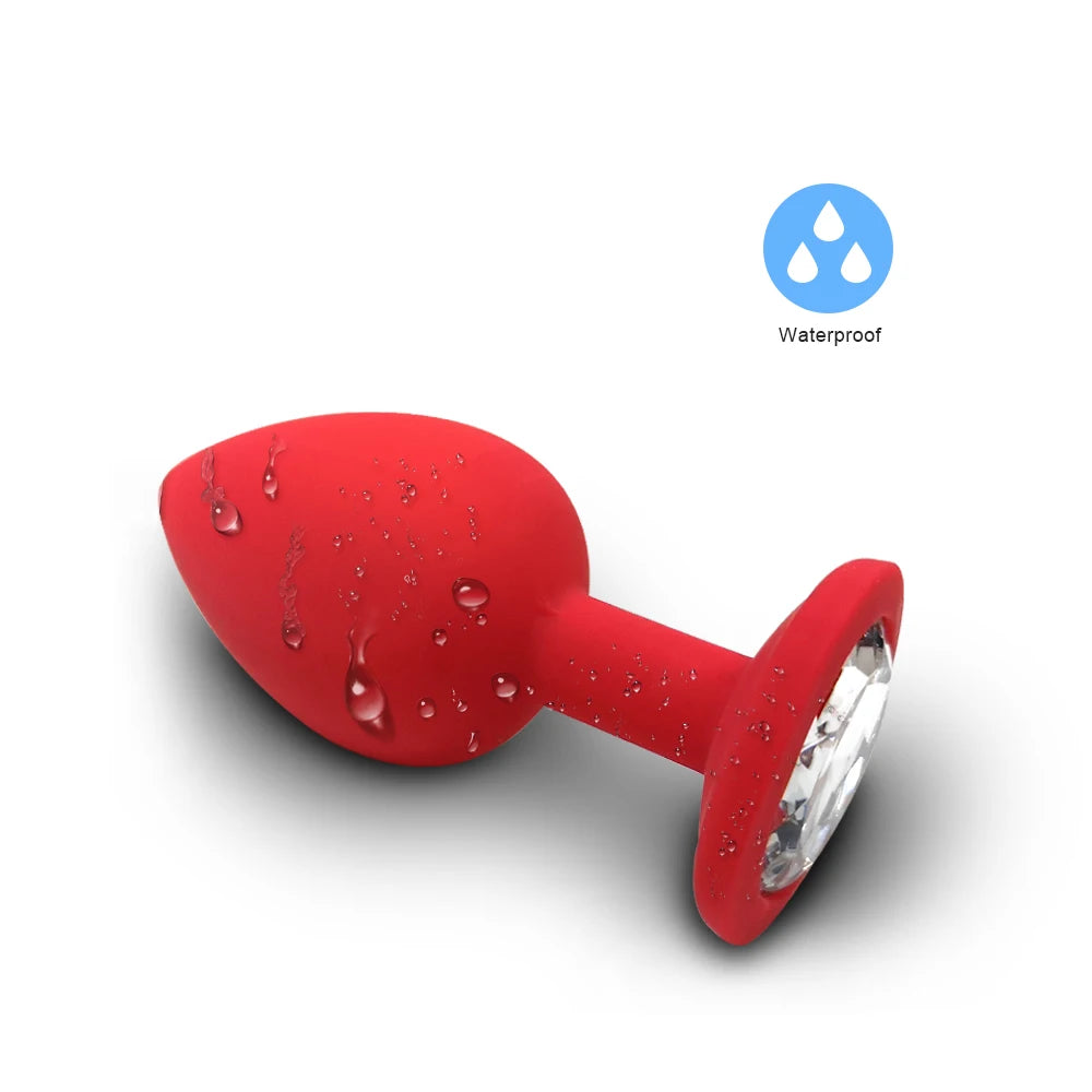 Kit Anal & Vibro 2 en 1 – Plugs anaux en silicone + mini bullet vibrant 10 vitesses