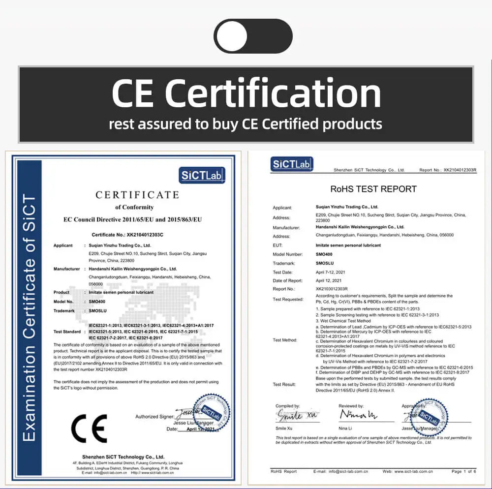 Lubrifiant Eau SMOSLU 400/800ml – Lubrifiant Intime Multi-Zones à Base d’Eau | Usage Anal, Vaginal et Oral