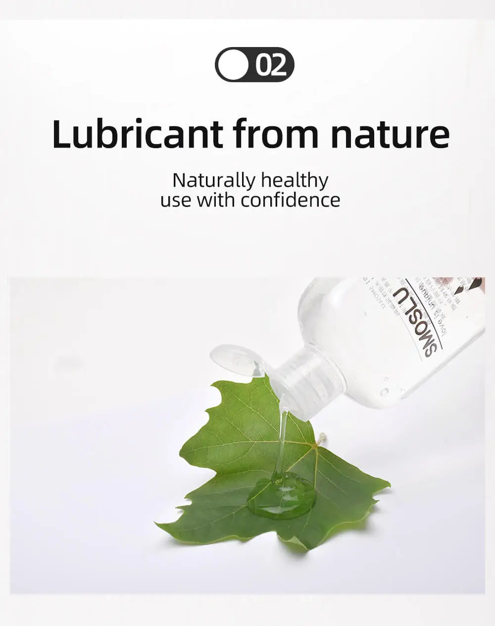 Lubrifiant Eau SMOSLU 400/800ml – Lubrifiant Intime Multi-Zones à Base d’Eau | Usage Anal, Vaginal et Oral