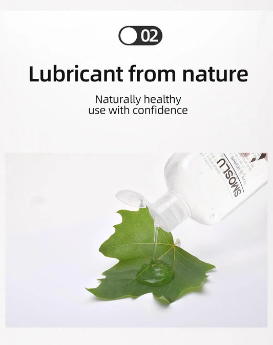 Lubrifiant Eau SMOSLU 400/800ml – Lubrifiant Intime Multi-Zones à Base d’Eau | Usage Anal, Vaginal et Oral