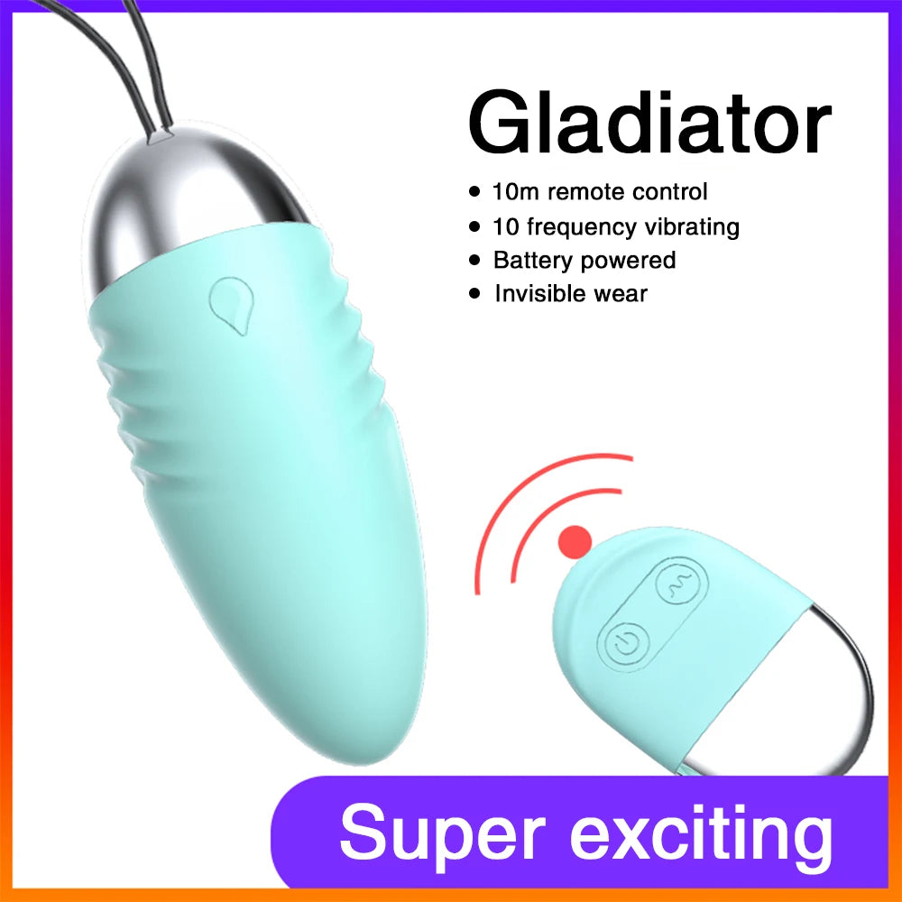 Titre vendeur : Œuf Vibrant Télécommandé – 20 Vitesses – Étanche & Silencieux