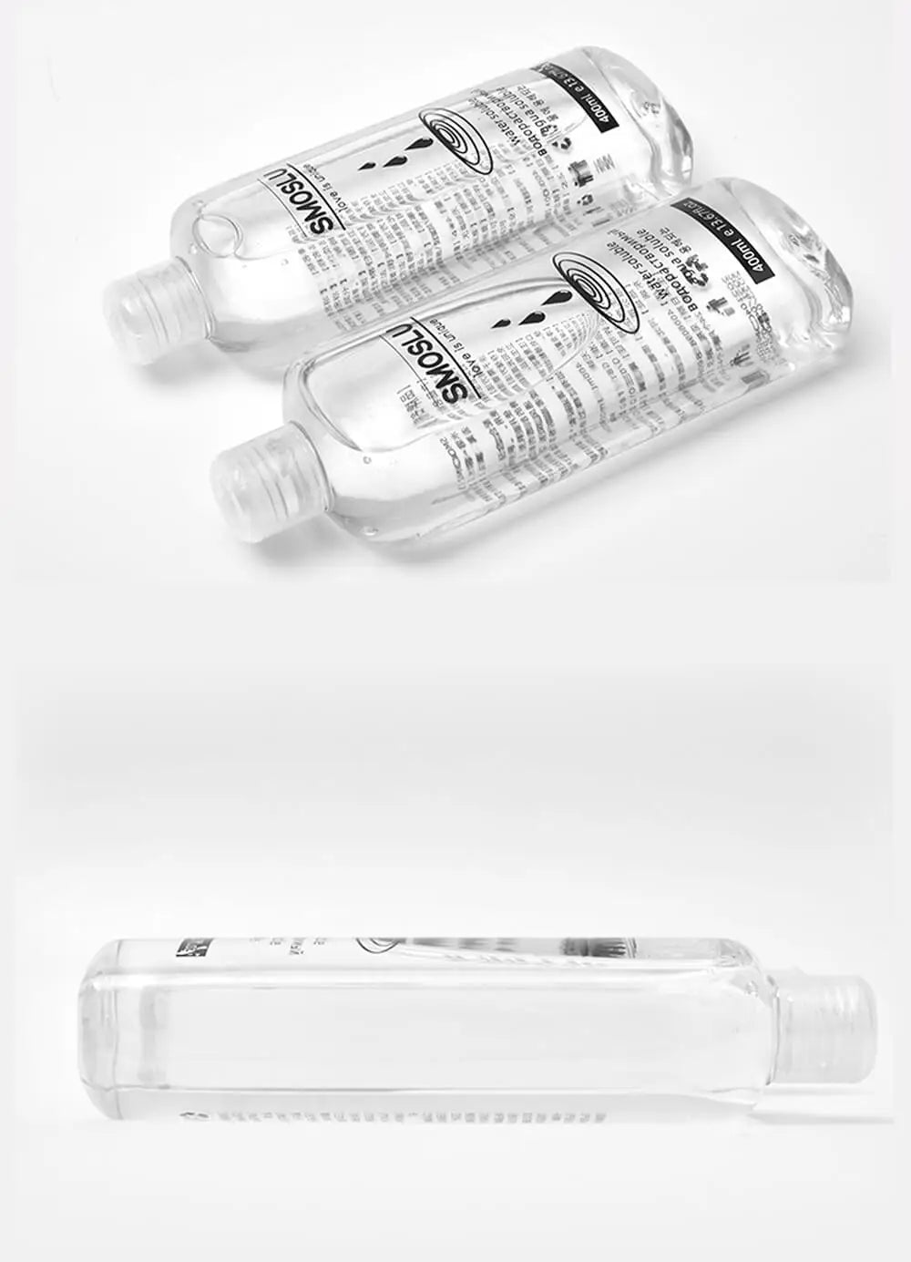 Lubrifiant Eau SMOSLU 400/800ml – Lubrifiant Intime Multi-Zones à Base d’Eau | Usage Anal, Vaginal et Oral