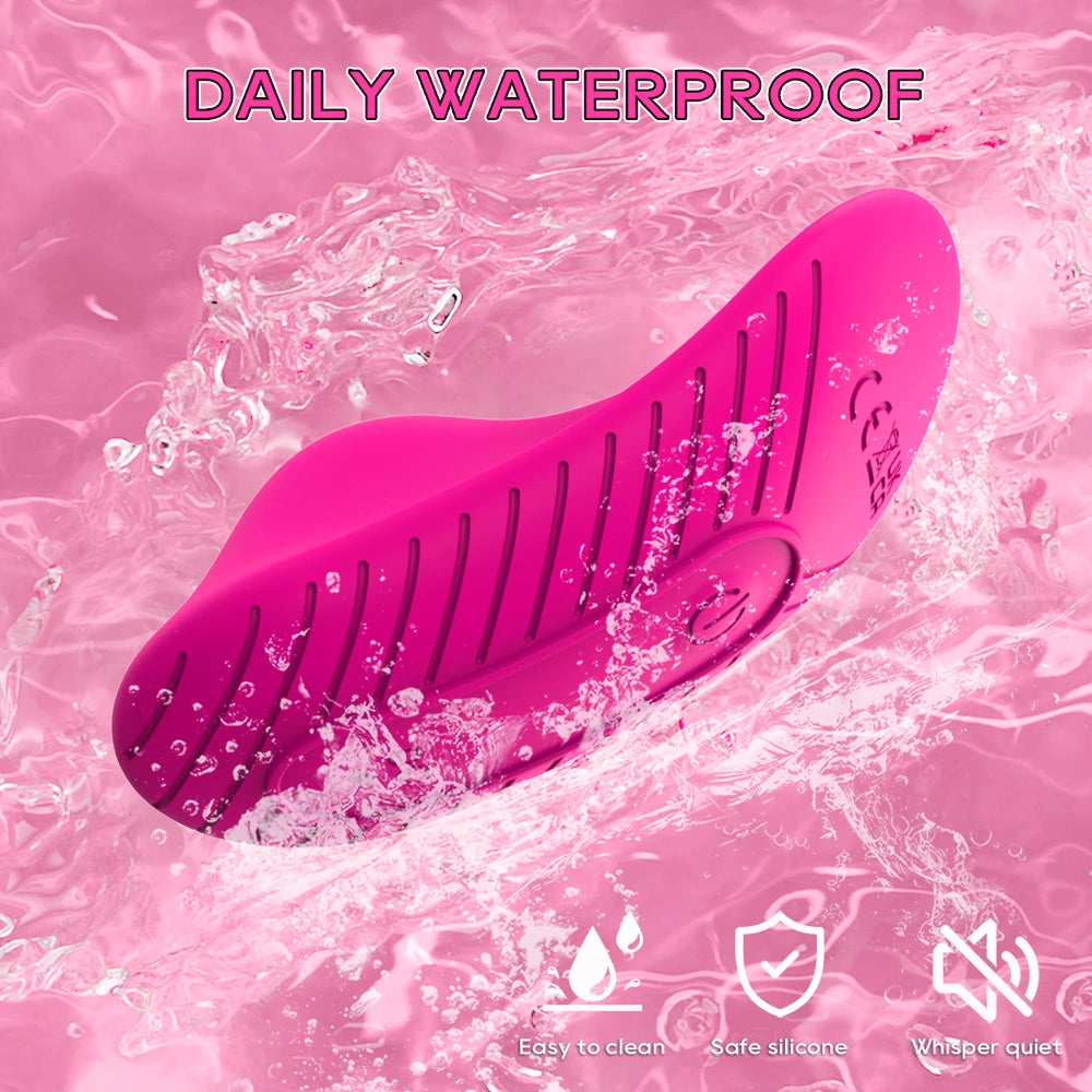 Vibromasseur Papillon Portatif – Télécommande & App Bluetooth, 10 Modes, Stimulateur Clitoridien Ultra Silencieux | Port Invisible & Sans Trace