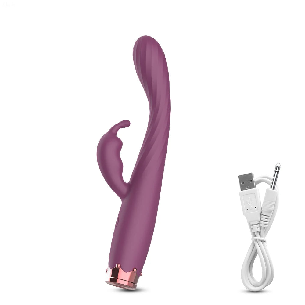 Vibromasseur Doux Multi-Zones – Débutante | Stimulation Clitoris, Tétons & Point G