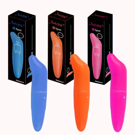 Mini Vibromasseur Dolphin - Stimulation Clitoridienne et Point G | Design Compact et Puissant