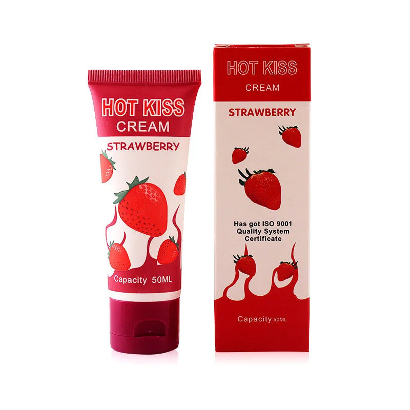 Lubrifiant Comestible à Base d’Eau HOT KISS – Saveurs Sensuelles & Plaisir Intime