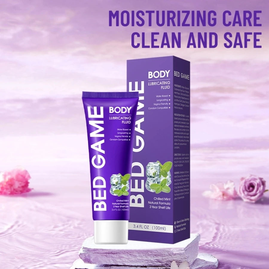 Lubrifiant Intime Mentholé 200ml - Hydratation Longue Durée, Sensation de Fraîcheur et de Plaisir