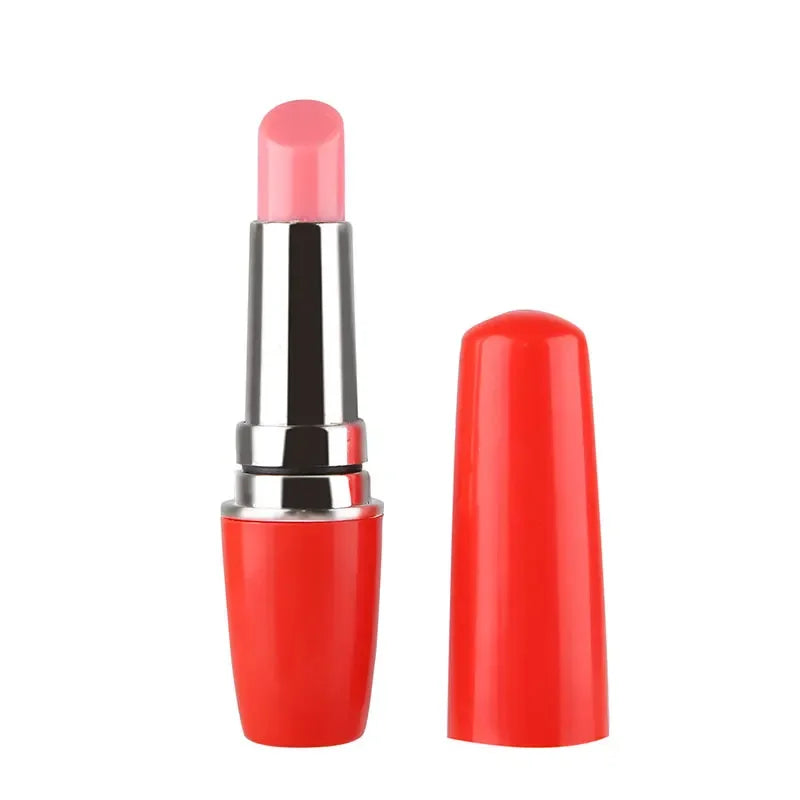 Vibromasseur Discret Forme Rouge à Lèvres – Mini Stimulateur Clitoridien G-Spot Silencieux | Bullet Vibrant Portatif pour Femme