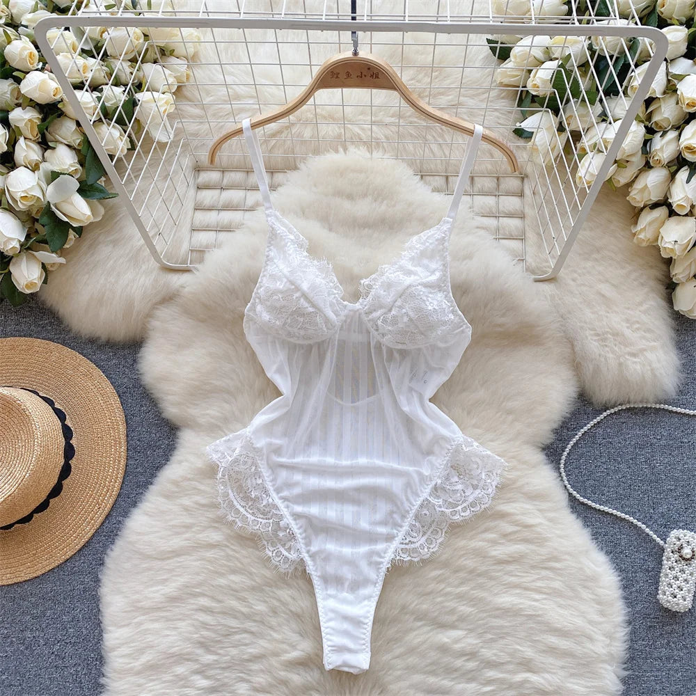 Body Sexy Bunny Girl – Ensemble Clubwear en Similicuir et Dentelle, Cosplay Nocturne Glamour