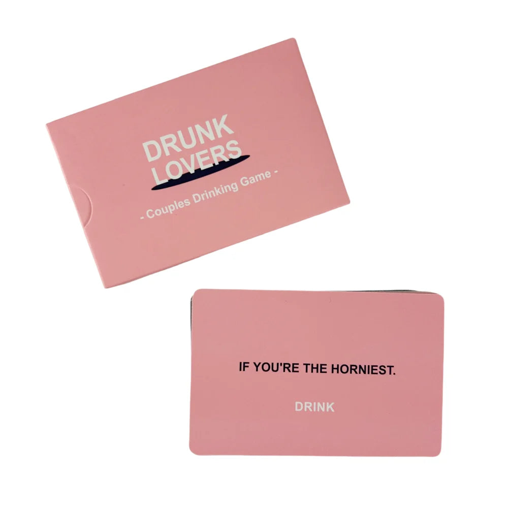 Jeu de Cartes « Drunk Lovers » – Jeu d’alcool coquin pour couples & soirées entre amis
