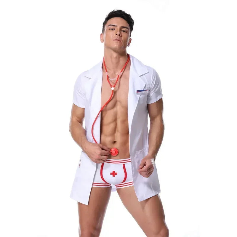 Costume Sexy Docteur pour Homme – Ensemble 2 Pièces Rôle-Play