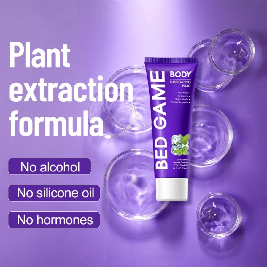 Lubrifiant Intime Mentholé 200ml - Hydratation Longue Durée, Sensation de Fraîcheur et de Plaisir