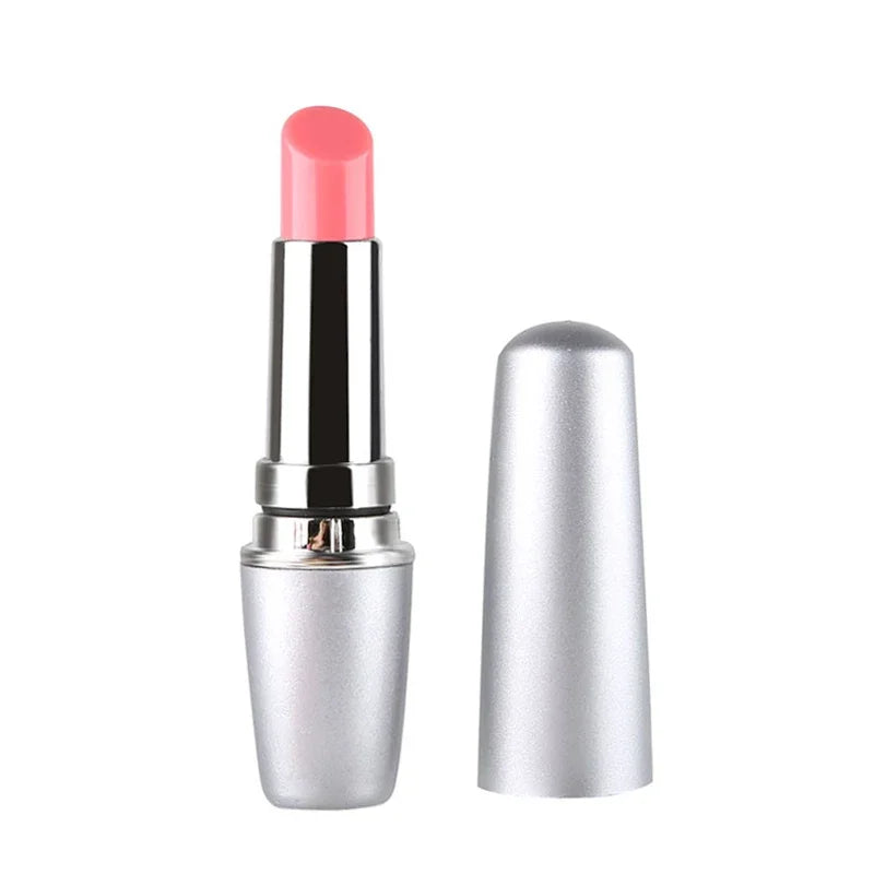 Vibromasseur Discret Forme Rouge à Lèvres – Mini Stimulateur Clitoridien G-Spot Silencieux | Bullet Vibrant Portatif pour Femme
