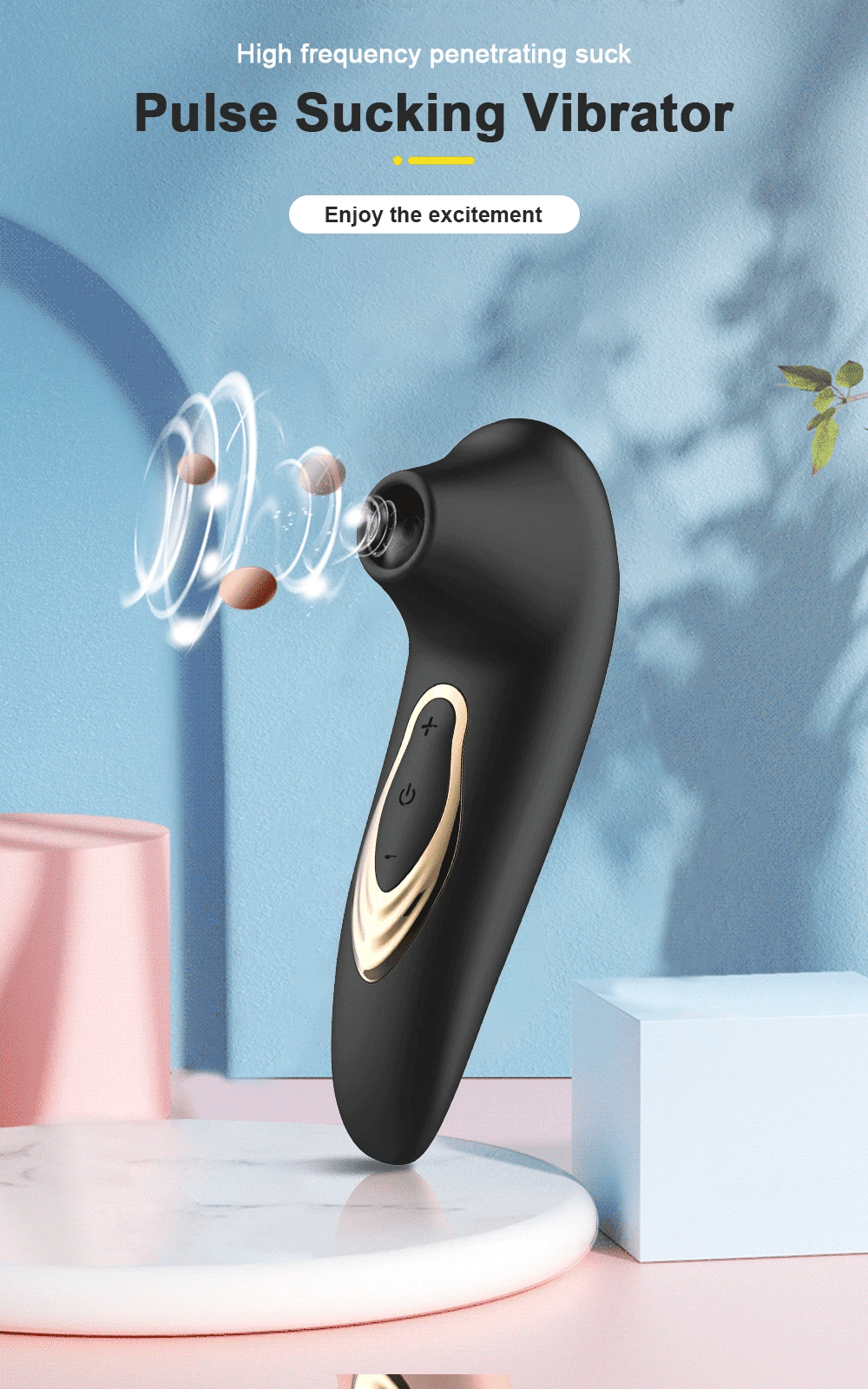 Stimulateur Clitoridien à Succion et Vibrations - Technologie Vacuum 10 Modes - Rechargeable USB