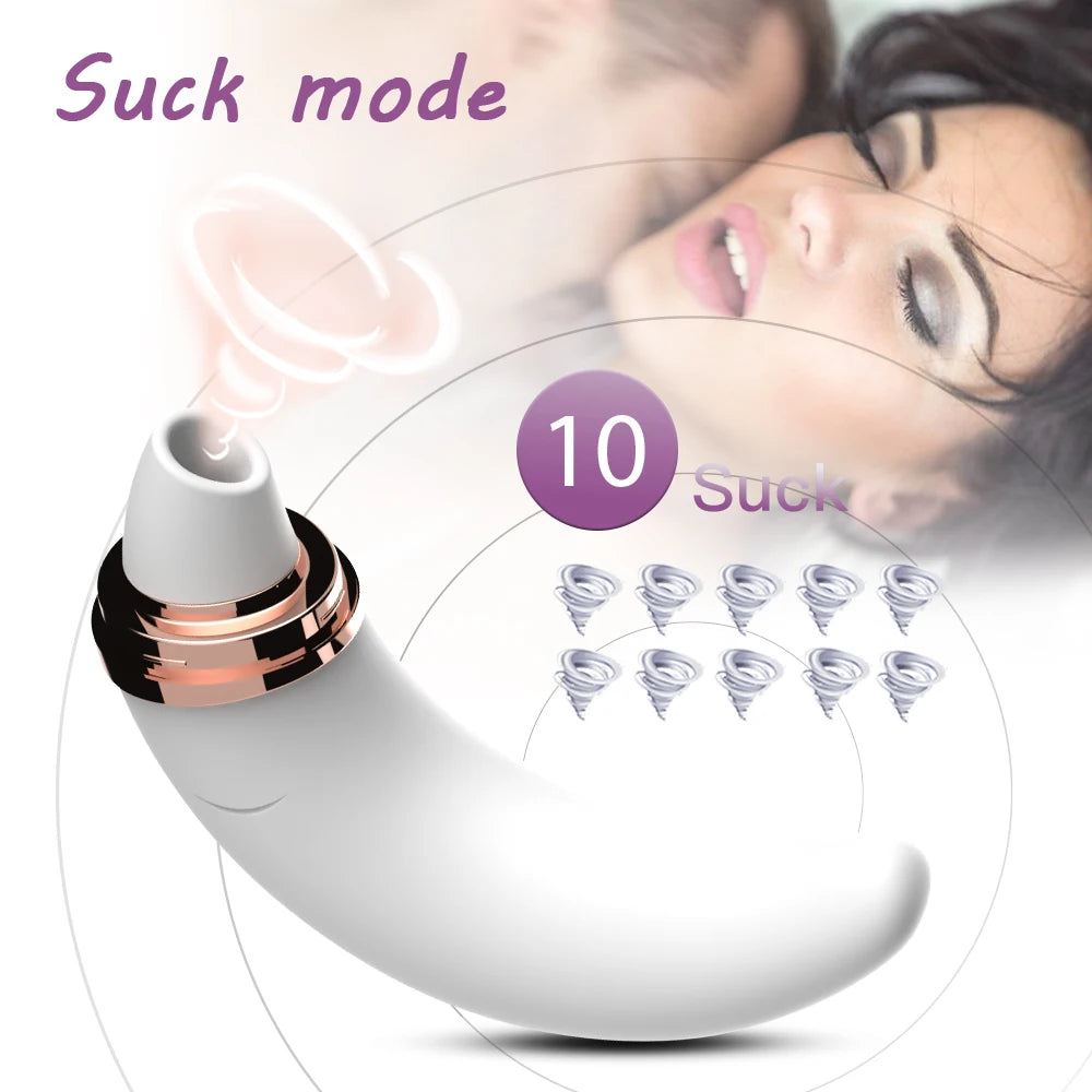 Stimulateur Multifonction Moonlight - Succion Clitoridienne, Point G et Vibrations Intenses
