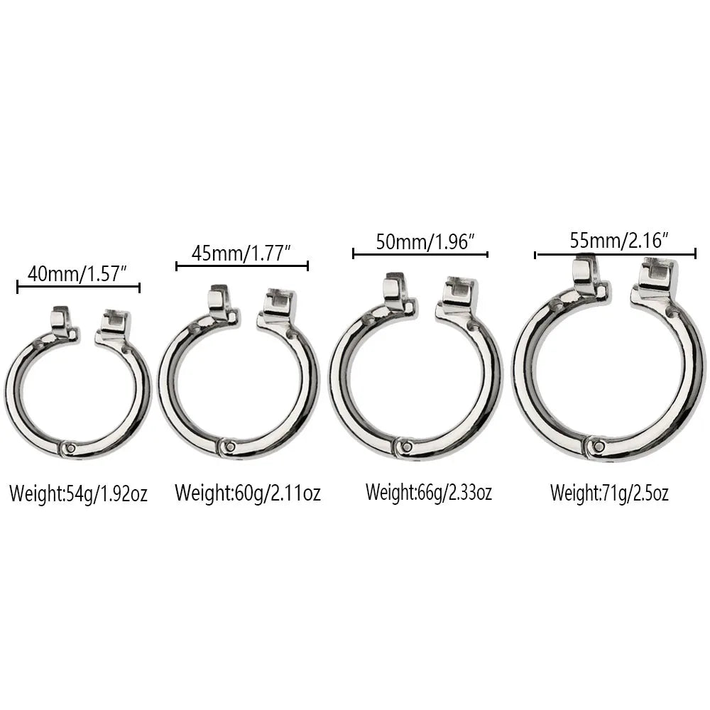 Cage de Chasteté Masculine – Modèle Banana Lock avec Tube Urétral