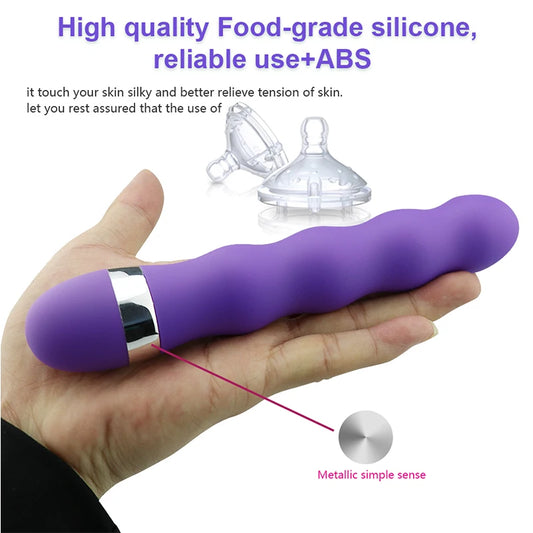 Vibrateur Vague G-Spot & Clito – Silicone Souple Multi-vitesses | Stimulateur Intime Pour Femme – Masturbateur Solo ou Jeux de Couple