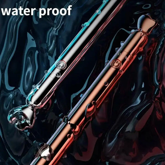 Vibro-Stylo Élégant – Discret, Silencieux & Rechargeable – Design Métal Doré ou Argenté