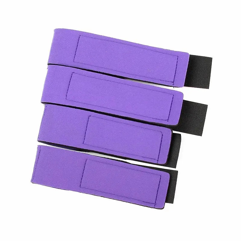 BDKit de Bondage avec Sangles Réglables – Harnais de Lit SM | Attaches Poignets & Chevilles Doublées – Jeu Dominant-Dominé Couple