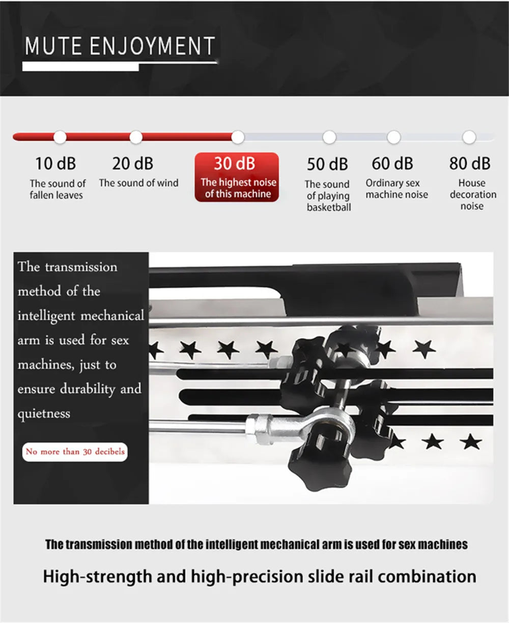 Sex Machine Automatique – Poussée Réglable de 3 à 15 cm! Puissance. Précision. Plaisir sur mesure.