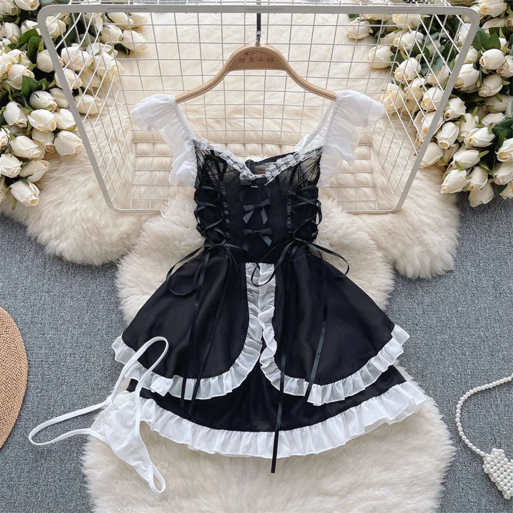 Body Sexy Bunny Girl – Ensemble Clubwear en Similicuir et Dentelle, Cosplay Nocturne Glamour