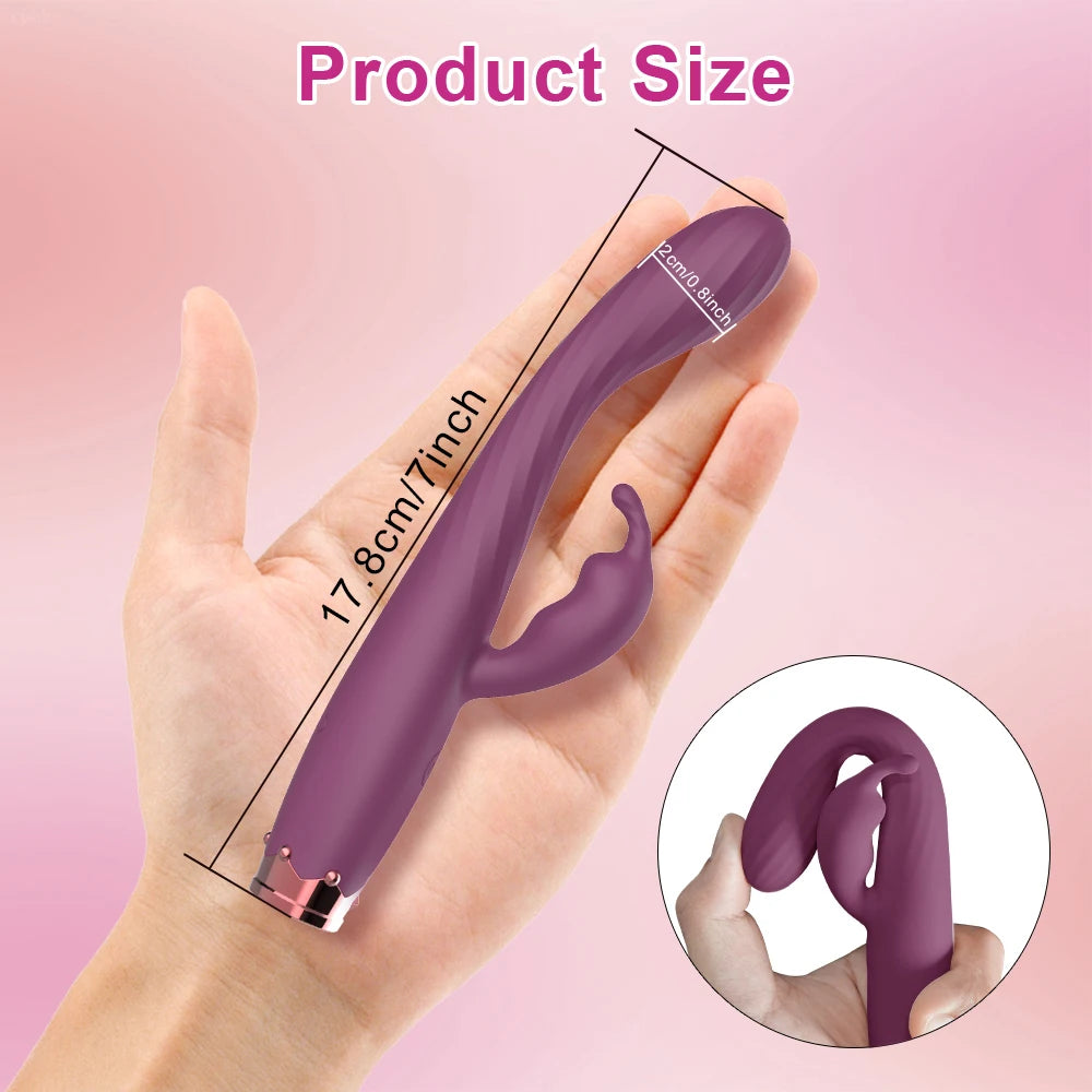 Vibromasseur Doux Multi-Zones – Débutante | Stimulation Clitoris, Tétons & Point G