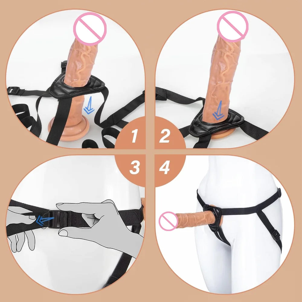 Harnais Strap-On Réglable – Universel & Confort Premium – Compatible Dildos (Ø ≤ 3,2 cm)