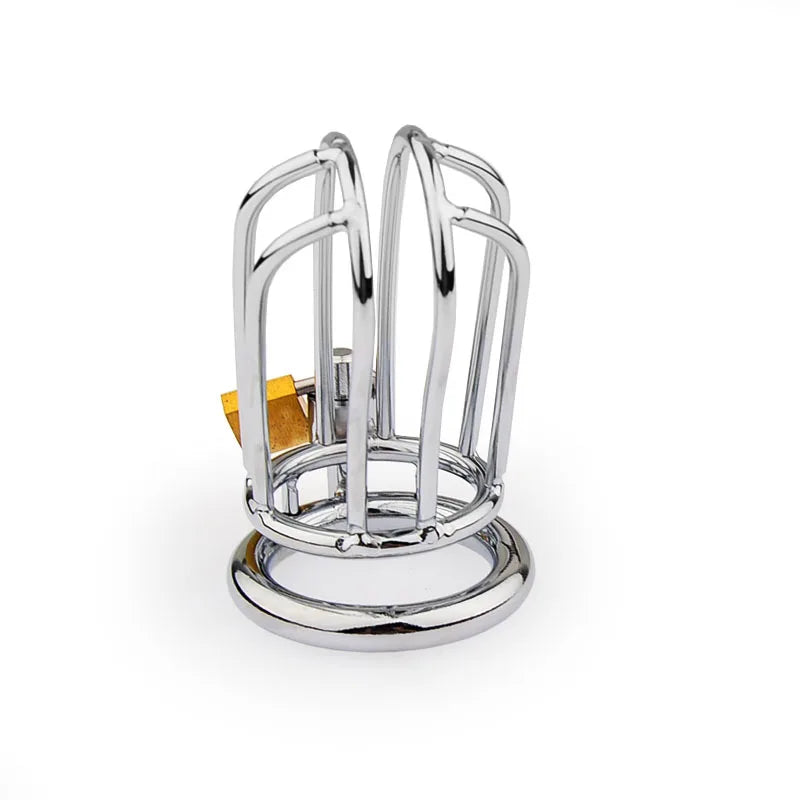 Cage de Chasteté Masculine – Modèle Banana Lock avec Tube Urétral