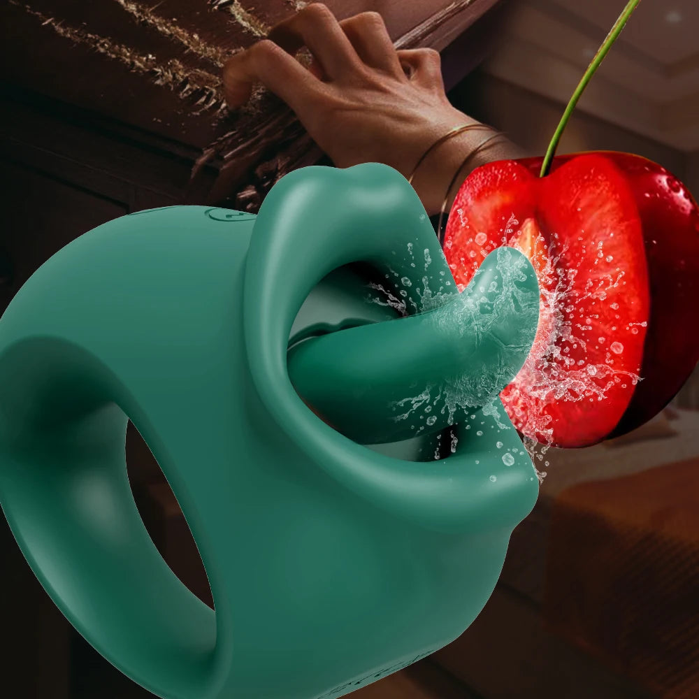 Stimulateur Clitoridien "Langue de Feu" – Vibration & Léchage | Télécommande Sans Fil