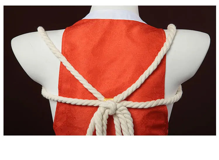 Cosplay Sexy Mai Shiranui – Costume Féminin Inspiré d'Anime | Déguisement Complet + Perruque | Fantaisie, Halloween, Roleplay Adulte