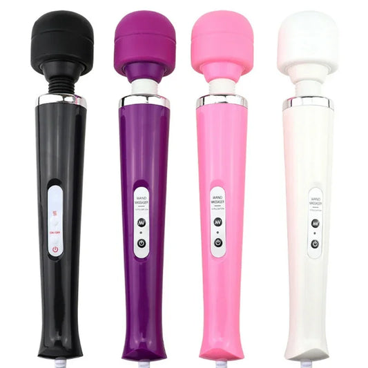 Wand Vibrant Professionnel – 10 Vitesses Filaire – Haute Puissance XXL