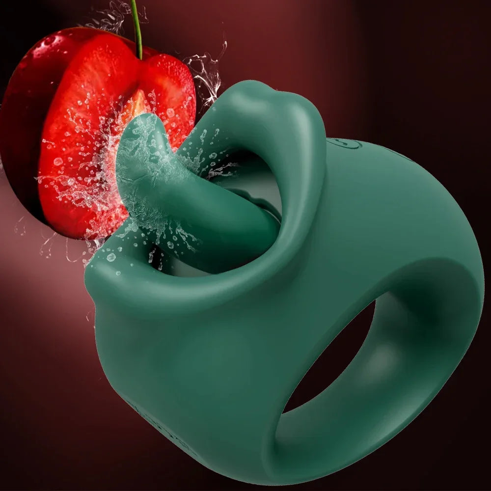 Stimulateur Clitoridien "Langue de Feu" – Vibration & Léchage | Télécommande Sans Fil