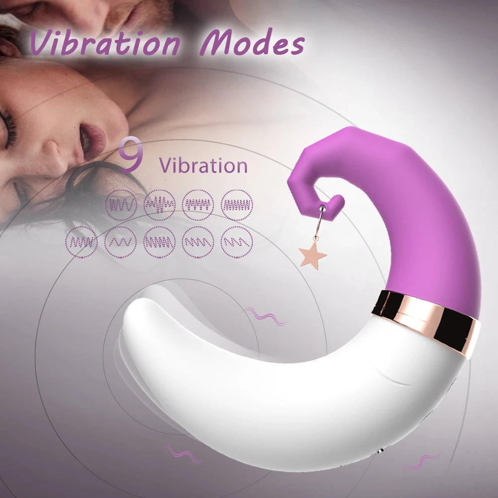 Stimulateur Multifonction Moonlight - Succion Clitoridienne, Point G et Vibrations Intenses