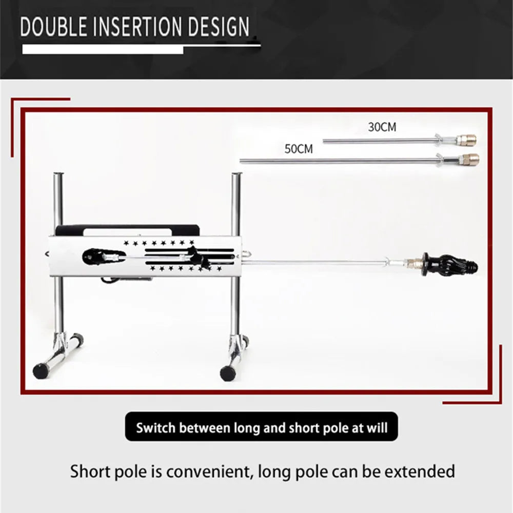 Sex Machine Automatique – Poussée Réglable de 3 à 15 cm! Puissance. Précision. Plaisir sur mesure.