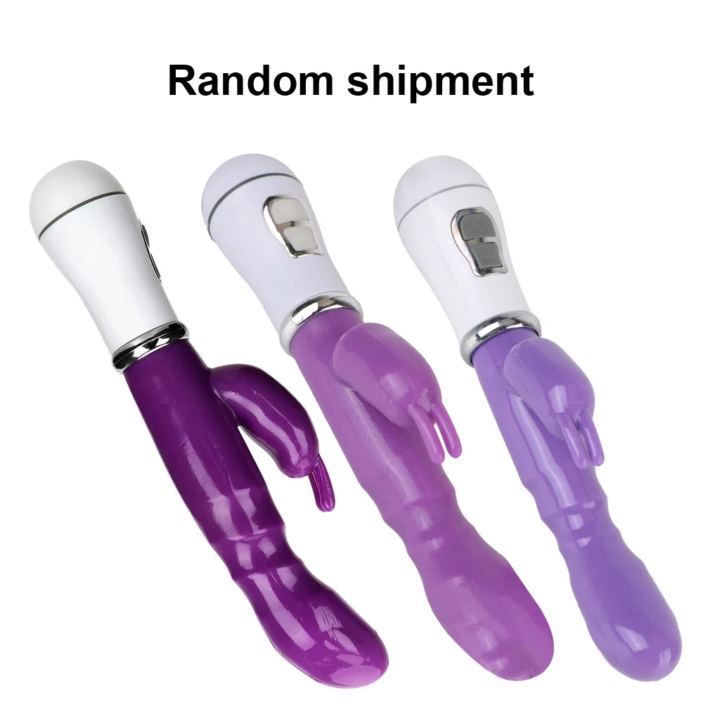 Vibromasseur Rabbit 21 cm – Stimulation Duo Clitoris & Point G! Un orgasme sur commande.