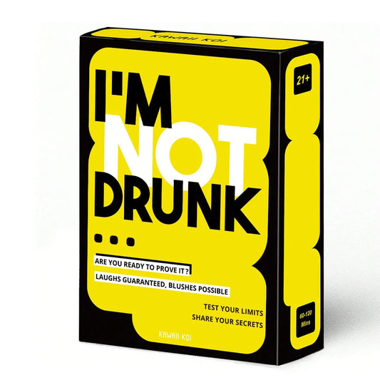 Jeu de Cartes « I’m Not Drunk » – 55 défis hilarants pour soirées arrosées & enterrements de vie de célibataire