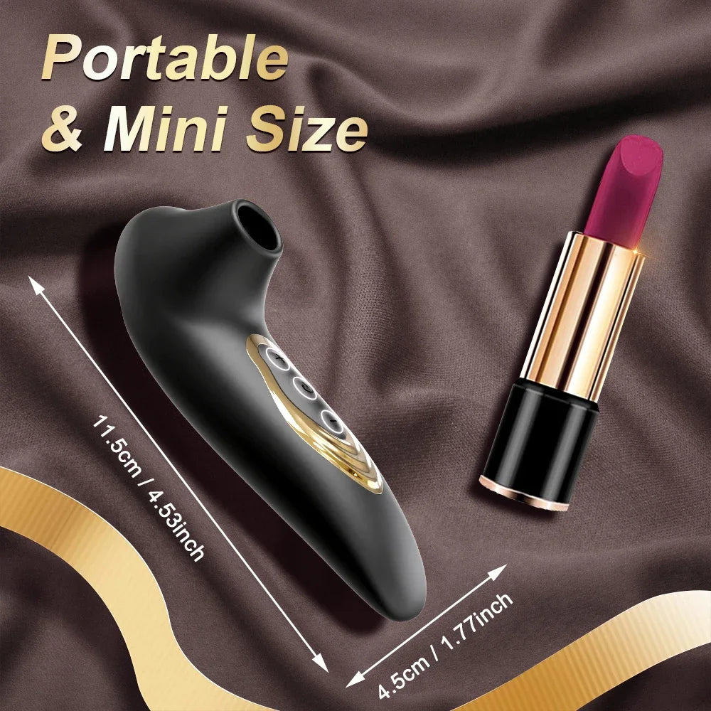 Stimulateur Clitoridien à Succion et Vibrations - Technologie Vacuum 10 Modes - Rechargeable USB