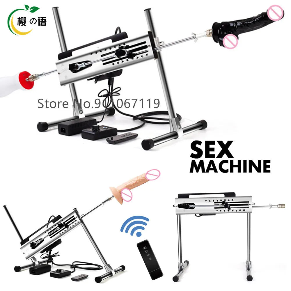 Sex Machine Automatique – Poussée Réglable de 3 à 15 cm! Puissance. Précision. Plaisir sur mesure.