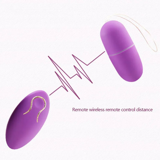 Vibro-Œuf Sans Fil 20 Vitesses – Plaisir Télécommandé & Discrétion Absolue
