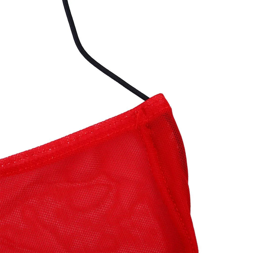 Mini String "NudeSkin" – Lingerie Masculine Ultralégère en Maille Transparente