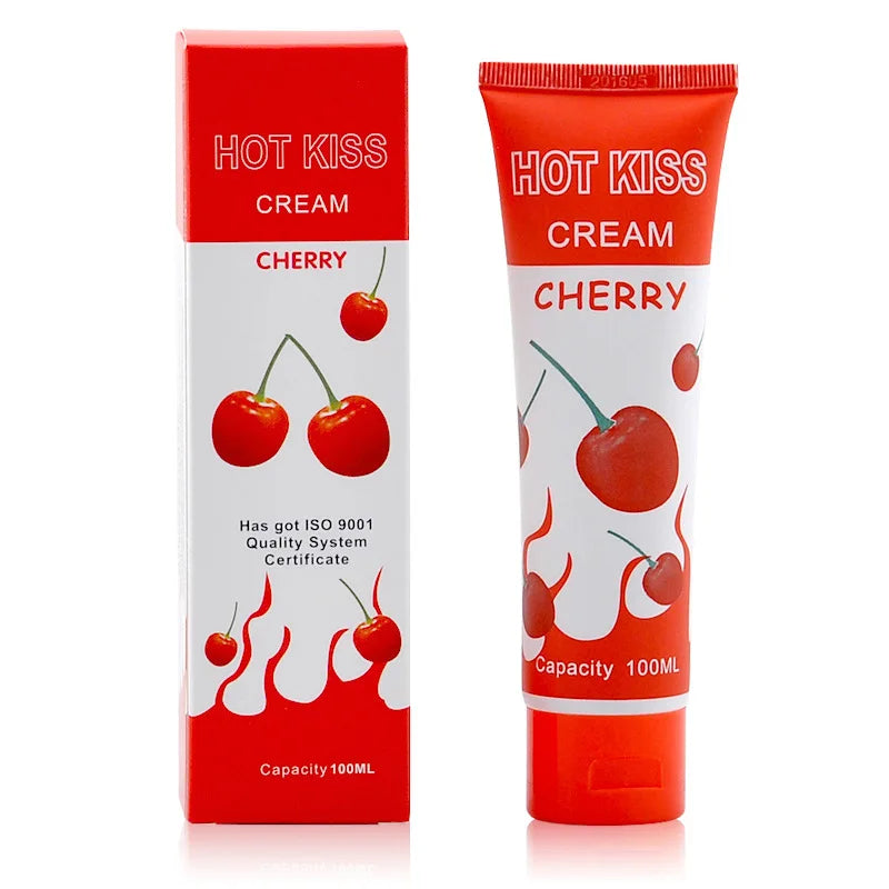Lubrifiant Comestible à Base d’Eau HOT KISS – Saveurs Sensuelles & Plaisir Intime